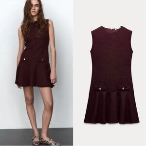 NWT Zara Texture Dress